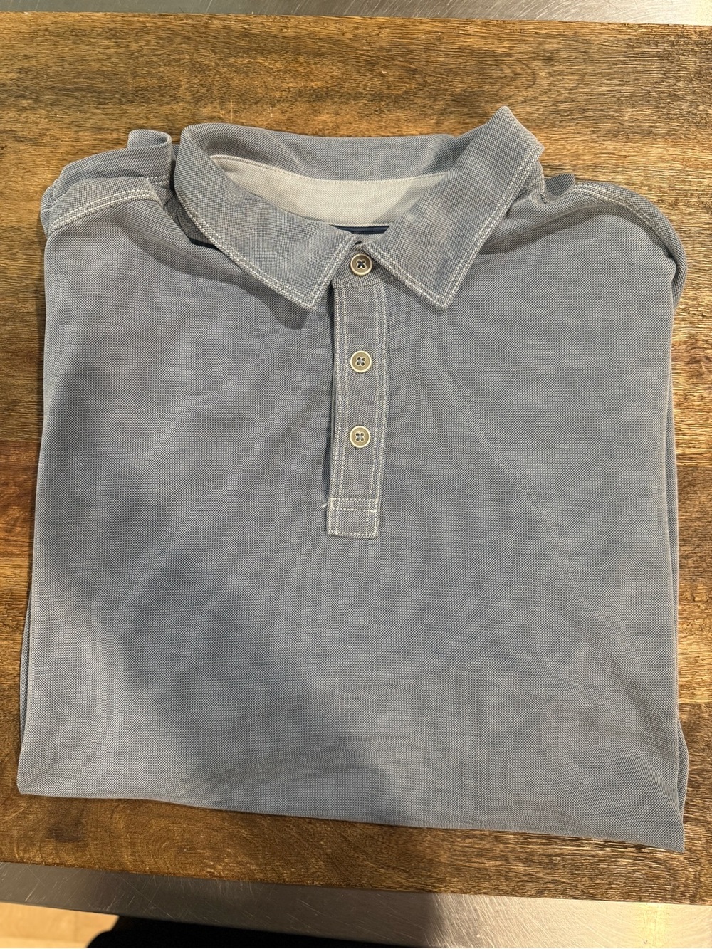 Tommy Bahama Men's Polo in Faded Blue